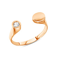 Золотое кольцо с фианитом (арт. 154914)