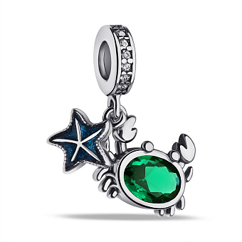 Фото Срібний підвіс-шарм (арт. 7903/4162аз)