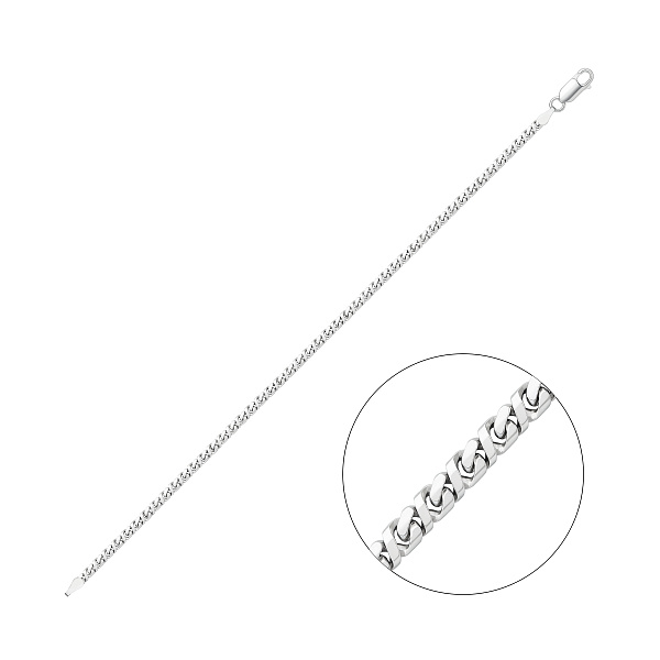 Браслет зі срібла плетіння Панцирне (арт. 03121105) – зображення 1