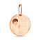 Ладанка из красного золота На первое причастие (арт. 440998Х) – изображение 1