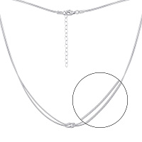 Кольє зі срібла "Вузлик" Trendy Style (арт. 7507/1620)