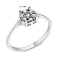 Серебряное кольцо с фианитами (арт. 7501/6161) – изображение 2