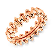 Фото Кольцо из красного золота без камней (арт. 155333)