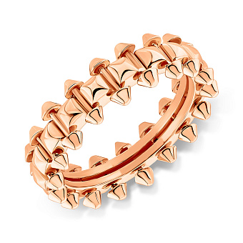 Каблучка з червоного золота без каміння (арт. 155333)