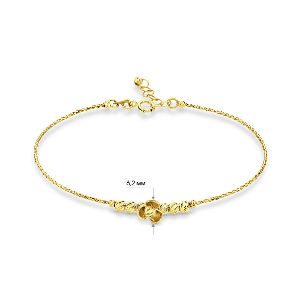 Браслет из желтого золота Orbit (арт. 326733ж) – изображение 4