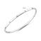 Серебряный жесткий браслет (арт. 7509/1706/2) – изображение 2