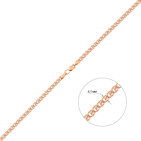 Золотая цепочка плетения Лав (арт. 302005) – изображение 4
