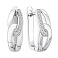 Серьги из серебра с фианитами (арт. 7502/10065) – изображение 1