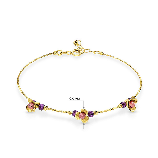 Золотой браслет Orbit (арт. 326717жфр) – изображение 6