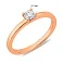 Золота каблучка з діамантом (арт. К011162010) – зображення 2