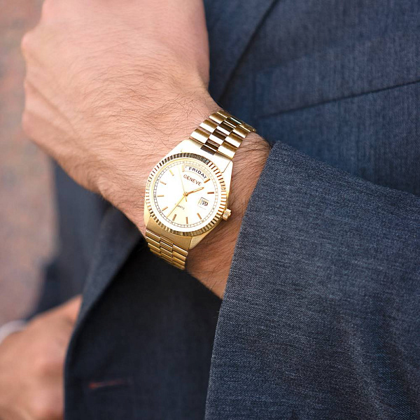 Масивний годинник з золота (арт. 260182ж) – зображення 3