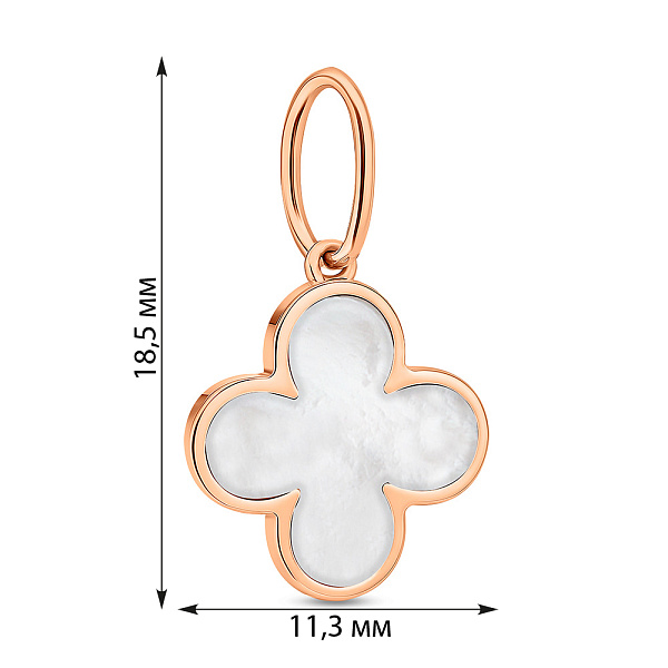 Золотой кулон с эмалью (арт. 441207еп) – изображение 2