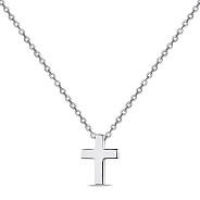 Колье Крестик из серебра (арт. 7507/1750)