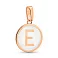 Золотая подвеска Буква Е с эмалью (арт. 440991еп) – изображение 1
