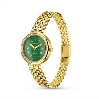 Золотые кварцевые часы (арт. 260292жз)