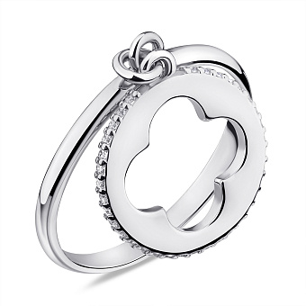 Срібна каблучка з підвіскою (арт. 7501/2104)