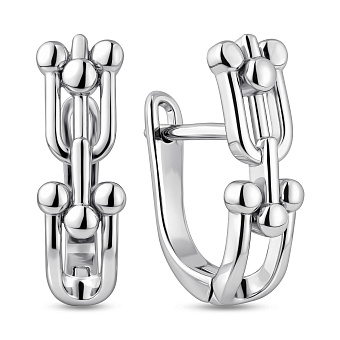 Фото Серебряные серьги  (арт. 7502/10164)