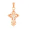 Хрестик з червоного золота «Розп'яття Спасителя» (арт. 501353) – зображення 1