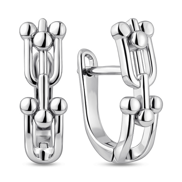 Серебряные серьги  (арт. 7502/10164) – изображение 1