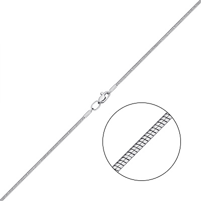 Серебряная цепочка плетения Снейк (арт. 7508/3-0339.40.2)