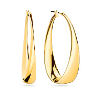 Золотые серьги конго Francelli (арт. 105504ж)