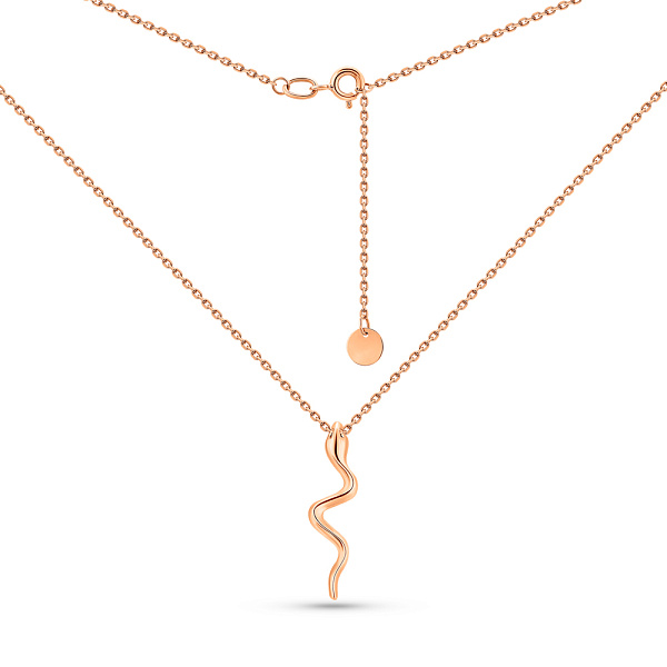 Золоте кольє Змія (арт. 360220) – зображення 2