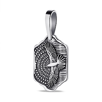 Фото Подвес из серебра с чернением (арт. 7903/2172)