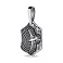 Подвес из серебра с чернением (арт. 7903/2172) – изображение 1