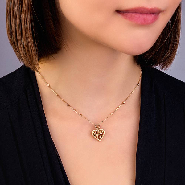 Золотое колье Барби (арт. 360181) – изображение 3