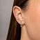 Серьги из белого золота с бриллиантами (арт. С011243010б) – изображение 2