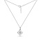 Серебряное колье с ониксом и фианитами (арт. 7507/2334/15об) – изображение 2