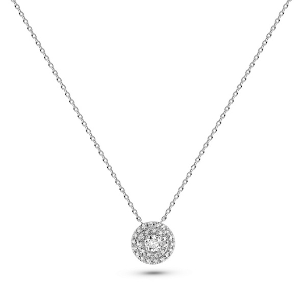 Золоте кольє з діамантами (арт. Ц341689020б) – зображення 1