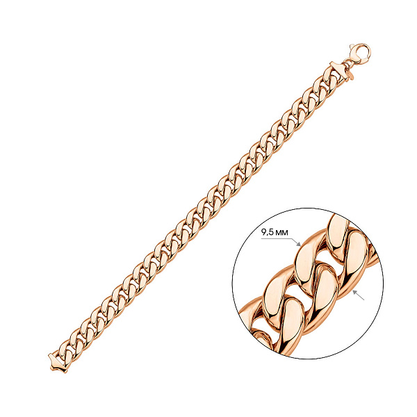 Браслет из красного золота (арт. 326434) – изображение 2