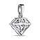 Серебряная подвеска Бриллиант (арт. 7503/2-1097.0.2) – изображение 1