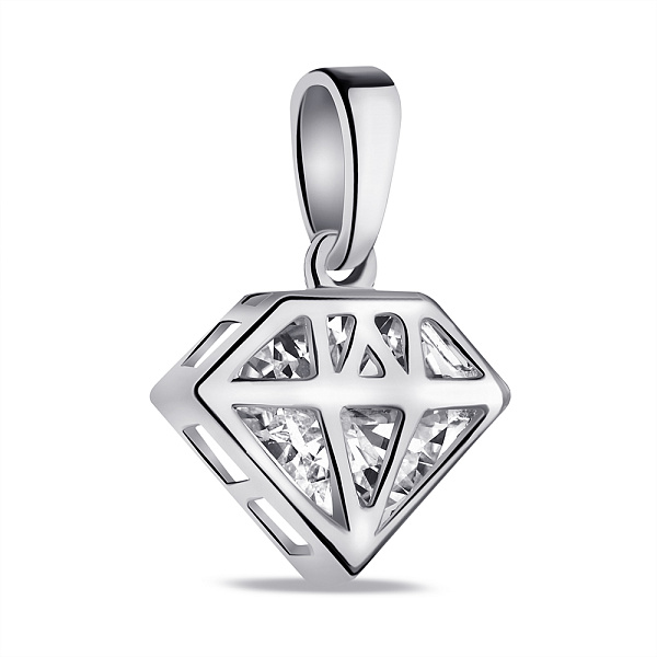Серебряная подвеска Бриллиант (арт. 7503/2-1097.0.2) – изображение 1