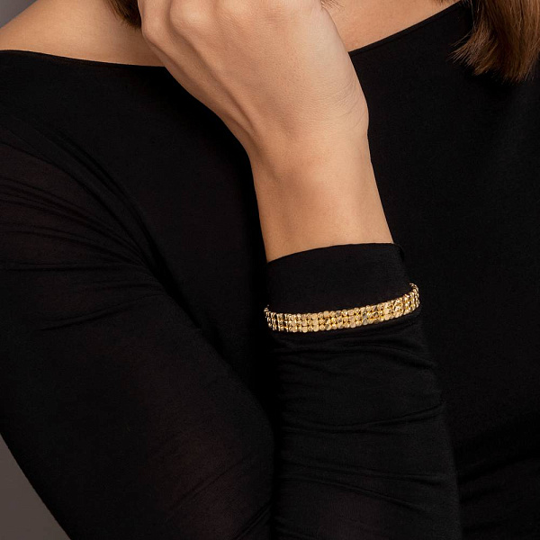 Браслет из желтого золота Francelli (арт. 3261089ж) – изображение 4