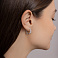 Серьги- кольца из белого золота (арт. 1091306/15б) – изображение 2
