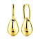 Сережки Крапля з жовтого золота (арт. 1101222ж) – зображення 1