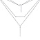 Двойное колье серебряное Trendy Style без вставок (арт. 7507/1360) – изображение 2