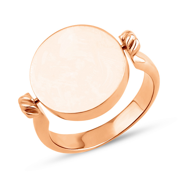 Кольцо из красного золота с ониксом (арт. 155662о) – изображение 3