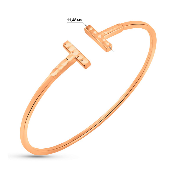 Браслет из красного золота (арт. 326537) – изображение 3