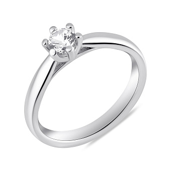 Фото Срібна каблучка з фіанітом (арт. 7501/6668)