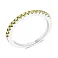 Срібна каблучка з жовтим альпінітом (арт. 7501/1360аж) – зображення 1