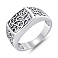 Печатка из серебра без камней (арт. 7906/1566) – изображение 1