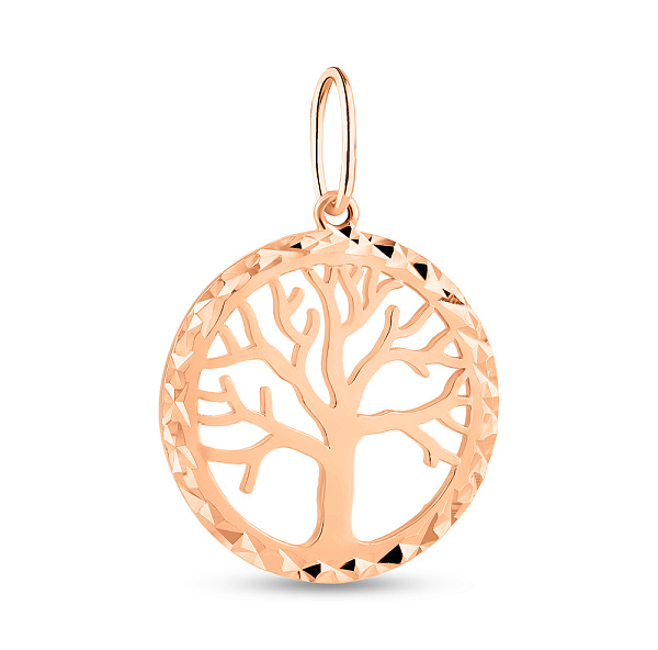 Кулон з червоного золота Дерево життя (арт. 424853) – зображення 1