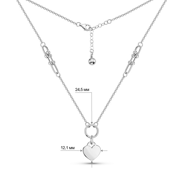 Золотое колье с подвеской (арт. 352670б) – изображение 3