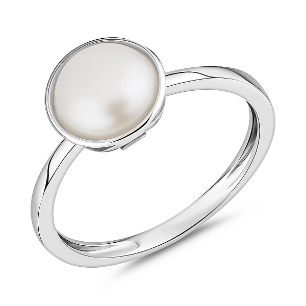 Золота каблучка з перлиною (арт. 141099б) – зображення 1