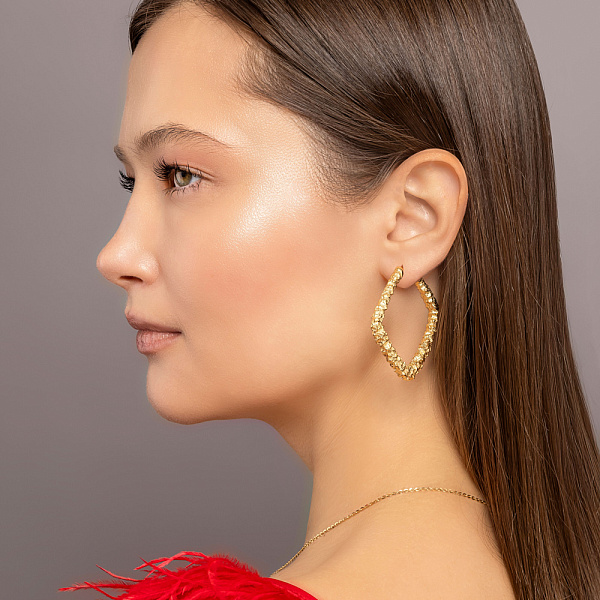 Серьги из желтого золота Francelli (арт. е1091771/45жм) – изображение 4
