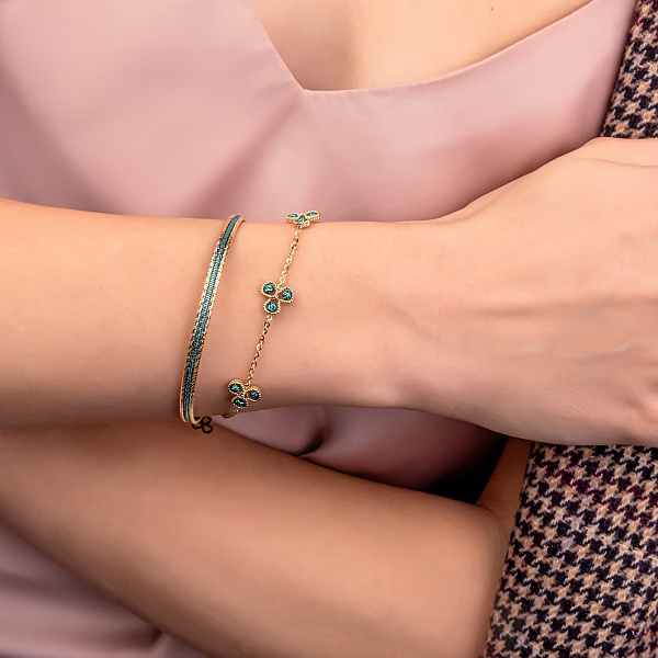 Золотой браслет Francelli (арт. 326722жбрз) – изображение 4