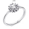 Серебряное кольцо с фианитами (арт. 7501/6721) – изображение 2